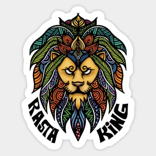 Rasta King Sticker